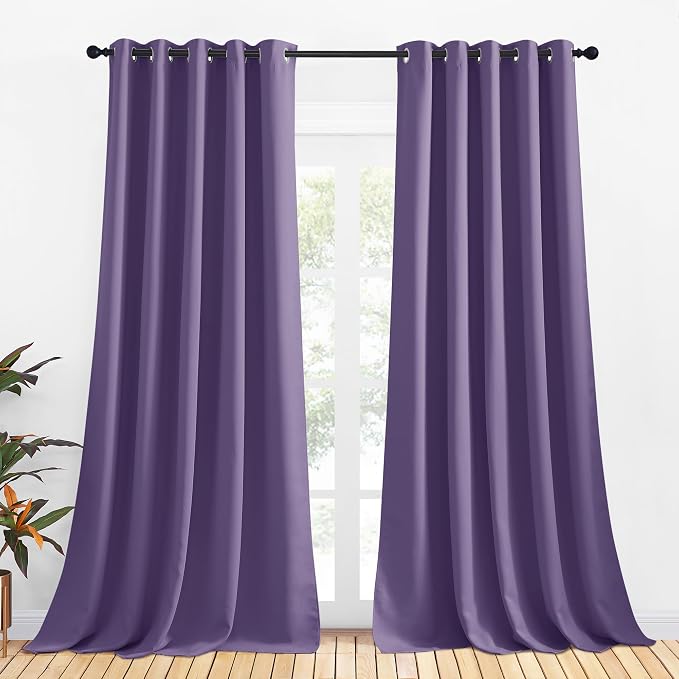 NICETOWN Bedroom Curtains Blackout Drapery Panels, 2 Panels, 70 x 108 inches by NICETOWN