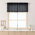 Chyhomenyc Black Sheer Valances by Chyhomenyc