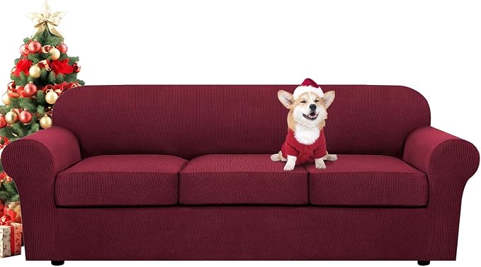 H.VERSAILTEX 4 Piece Stretch Sofa Covers by HVERSAILTEX