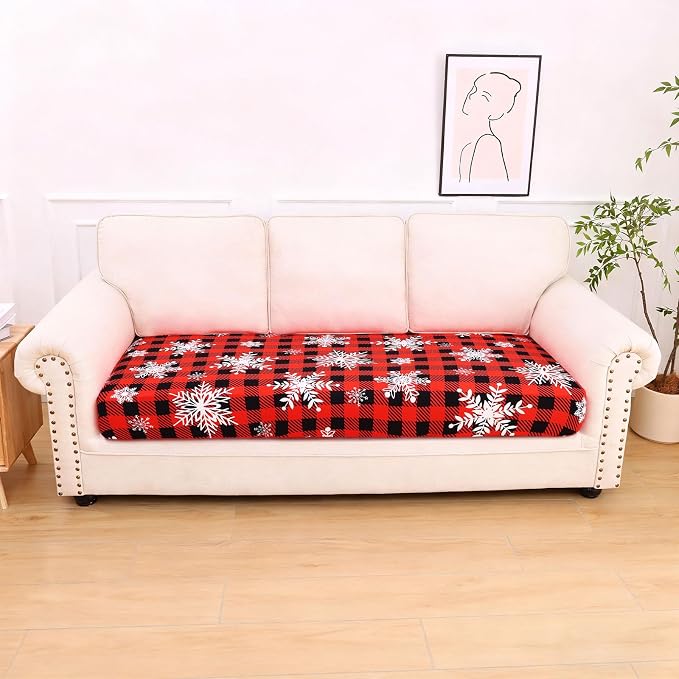hyha Printed Couch Cushion Covers, Floral Sofa Covers Washable - Image 6