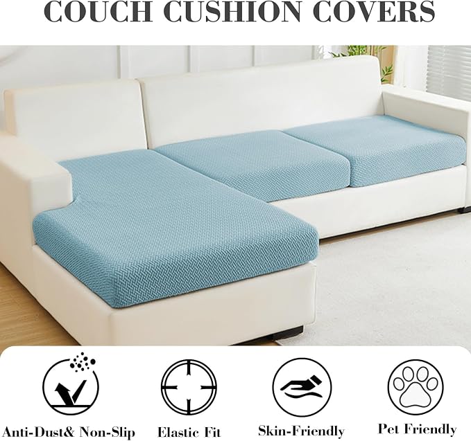 Sofa Covers Couch Covers for Sofa Pet Friendly Couch Cushion Covers Universal - Image 3