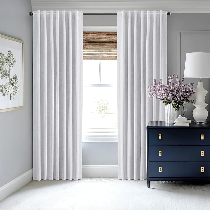 MIULEE 100% Blackout Linen Curtains - Image 8