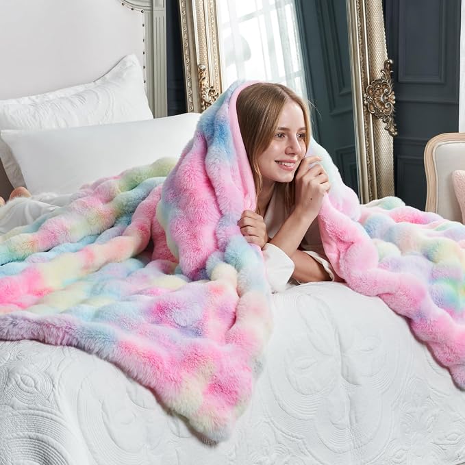 Cozy Bliss Faux Fur Throw Blanket - Image 7
