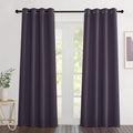 NICETOWN Greyish Purple Blackout Curtains 84 inch Length 2 Panels, Grommet by NICETOWN