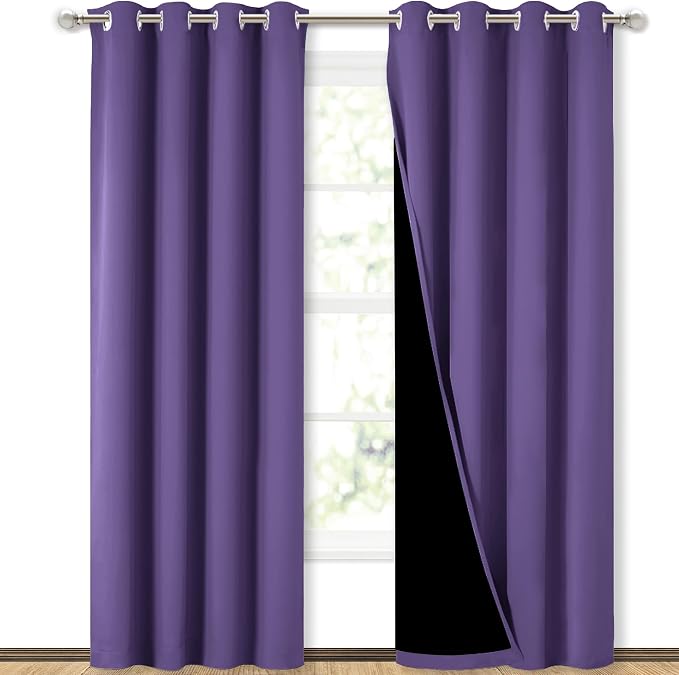 NICETOWN Total Shade Curtains and Draperies, Heavy-Duty Full Light Shading by NICETOWN
