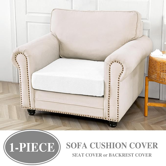 Couch Cushion Cover Seat Cushion Cover Stretch Armchair Cover Separate - Image 2