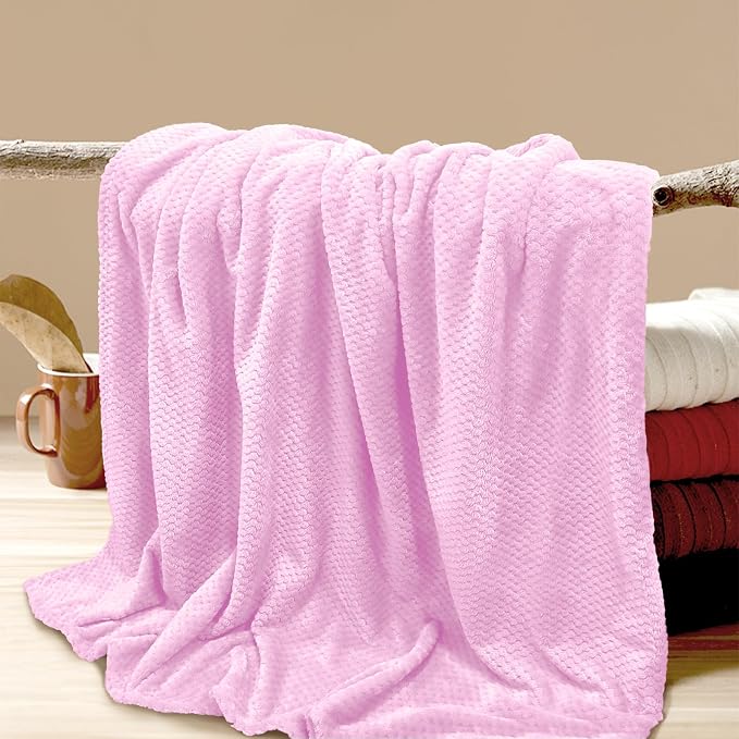 4 Pack Fleece Throw Blankets 50x60 Inches - Image 9