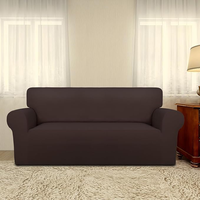 PureFit Super Stretch Sofa Slipcover – Spandex Non Slip Soft Couch Sofa Cover - Image 2