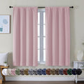 Simplebrand Ava Blush Short Blackout Curtains by Simplebrand