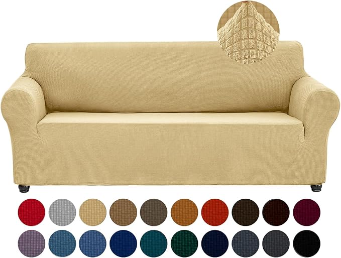 Joccun Stretch Couch Cover Slipcovers, 1-Piece Sofa Covers by Joccun