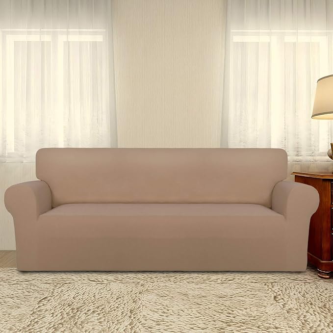 PureFit Super Stretch Sofa Slipcover – Spandex Non Slip Soft Couch Sofa Cover - Image 2
