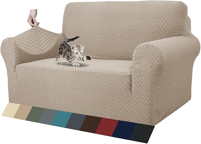 ZNSAYOTX 1 Piece Jacquard Couch Covers by ZNSAYOTX