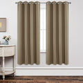 Joydeco Blackout Curtains 72 Inch Length 2 Panels Set, Thermal Insulated Long by JOYDECO