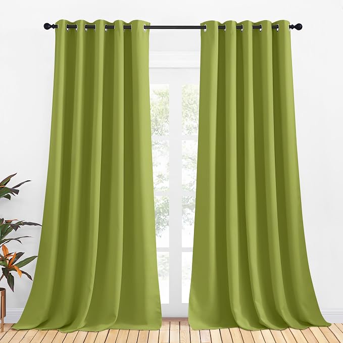 NICETOWN Bedroom Curtains Blackout Drapery Panels, 2 Panels, 70 x 108 inches by NICETOWN