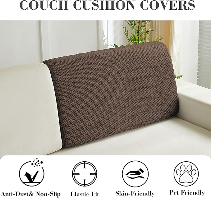 Sofa Covers Couch Covers for Sofa Pet Friendly Couch Cushion Covers Universal - Image 3