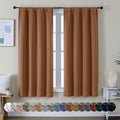 Simplebrand Ava Sun Baked Blackout Curtains by Simplebrand