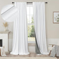 Blackout Curtains 92 Inches Long 2 Panels Set Modern Farmhouse Style Privacy by Pitalk