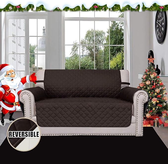 Easy-Going Reversible Loveseat Couch Cover - Image 2