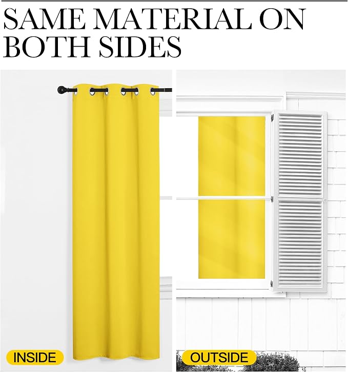 NICETOWN Bedroom Curtain Panels Draperies, Thermal Insulated Solid Grommet - Image 6