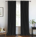 100% Blackout Shield Linen Blackout Curtains by 100BlackoutShield