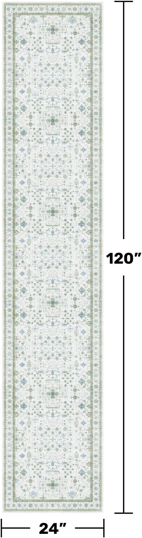 Hazo Haus Oushak Runner 2x10 Hallway Rug - Image 2