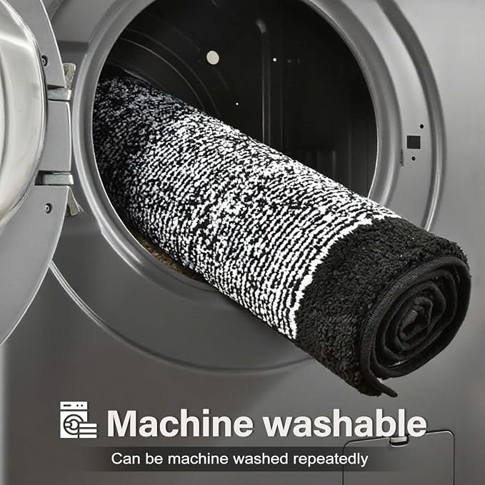 60x24 Long Bathroom Rugs Washable Non Slip, Soft Absorbent Quick Dry Mats - Image 9