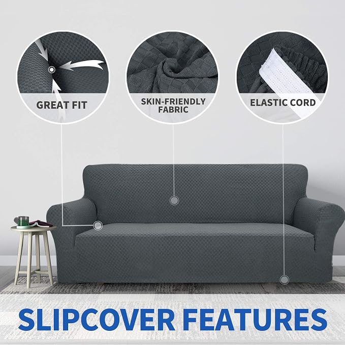 ZNSAYOTX 1 Piece Jacquard Couch Covers - Image 3