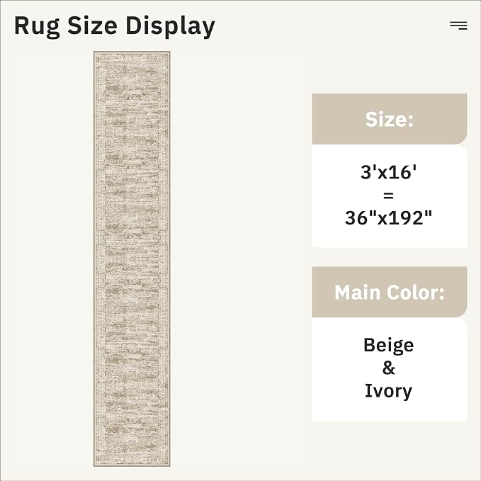 Hallway Runner Rug 3x16 - Image 5