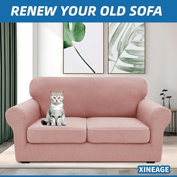 XINEAGE New 3 Pieces Couch Covers - Image 2
