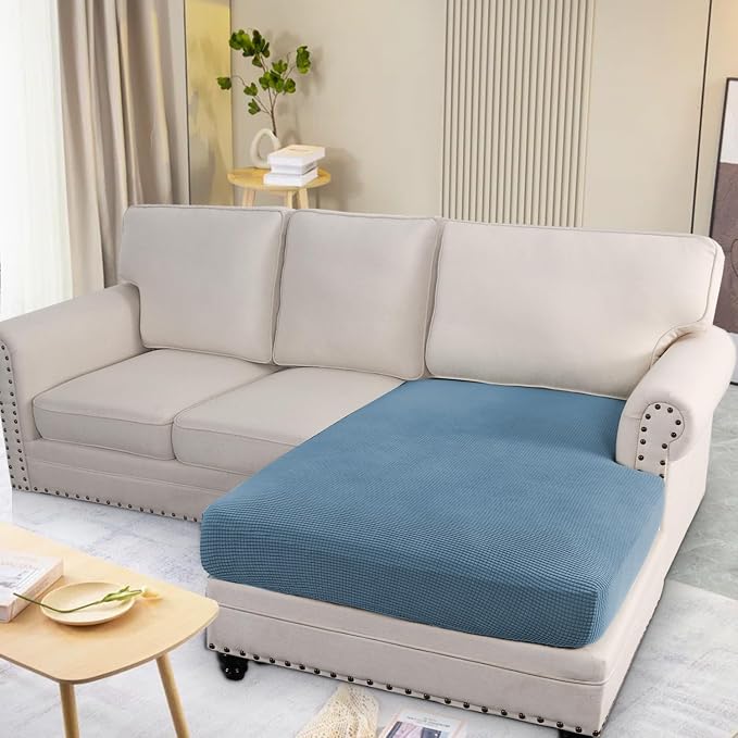 H.VERSAILTEX Super Stretch Individual Chaise Cover Sectional Couch Covers - Image 2