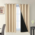 Yakamok Home Decor Thermal Insulated Full Blackout Drapes, 2-Layer Lined 100% by Yakamok