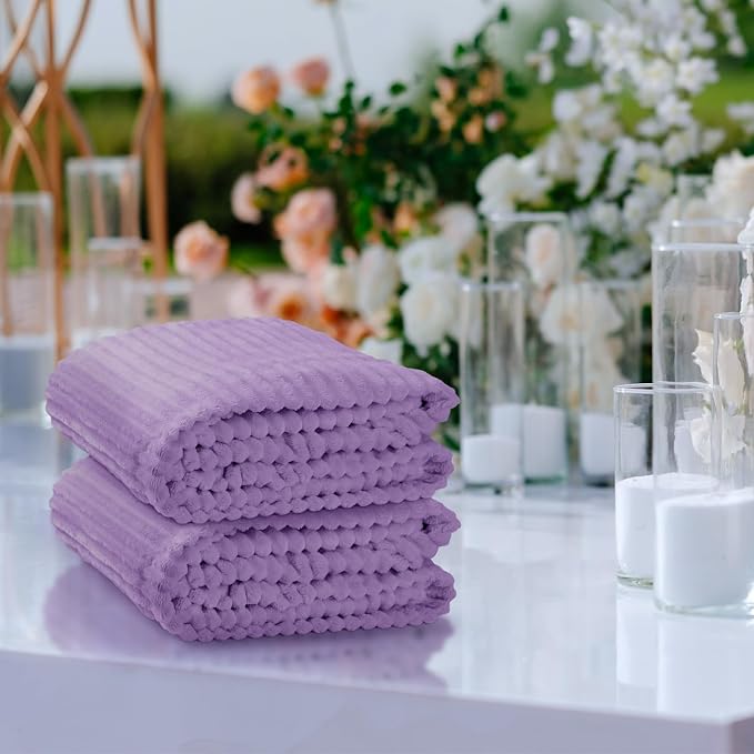 Buryeah 6 Pcs Flannel Throw Blanket Bulk 50 x 60 in Sleepover Blanket Outdoor - Image 6