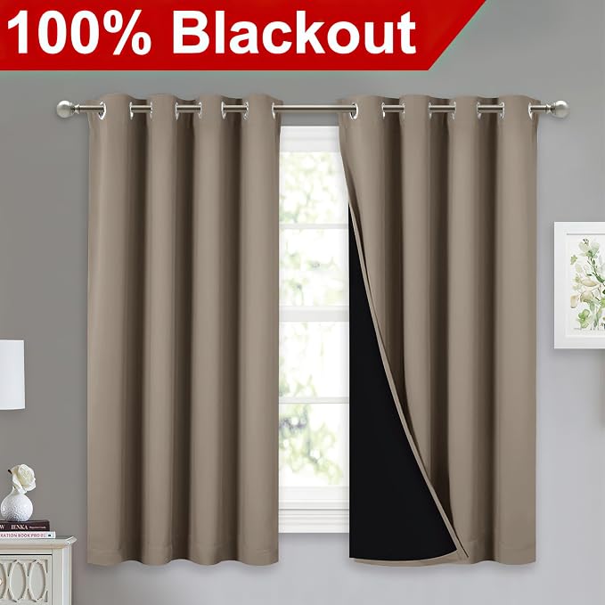 NICETOWN 100% Blackout Curtains - Image 2