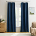 Pinch Pleated Curtains 150 Inches Long 2 Panels Set, Thermal Insulated Blackout by KEQIAOSUOCAI