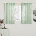 LAMIT 40 Inch Length Linen Curtains by LAMIT