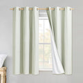 NICETOWN Sage Green Linen Blackout Curtains by NICETOWN