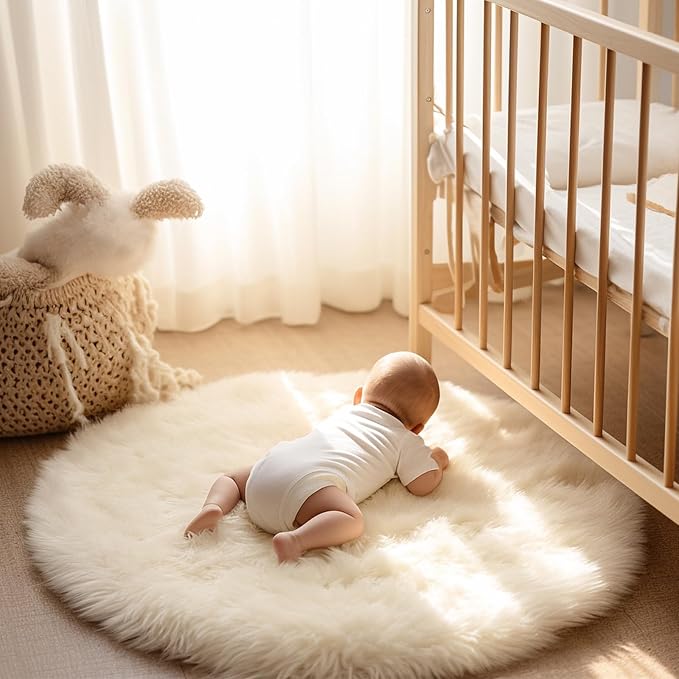 Ashler Faux Fur Rug by AshlerHomeDeco