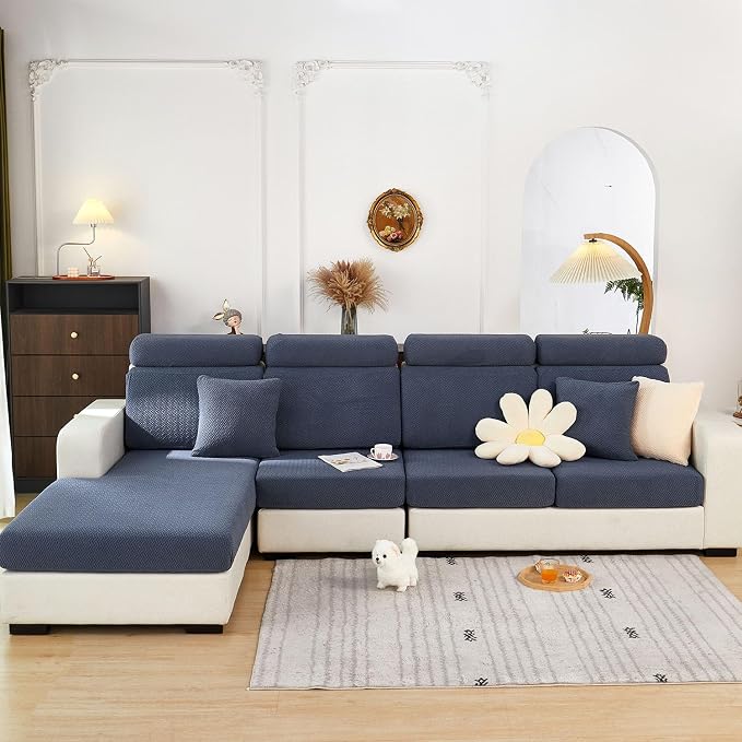 Couch Covers for 2 Cushion Sofa Pet Friendly Couch Cushion Covers Universal - Image 8