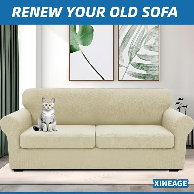XINEAGE New 3 Pieces Couch Covers - Image 2