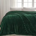 NEWCOSPLAY Fleece Ribbed Cozy King Blanket by NEWCOSPLAY