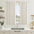 Guken Cream 100% Blackout Curtains 54 Inch Length 2 Panels Set by Guken