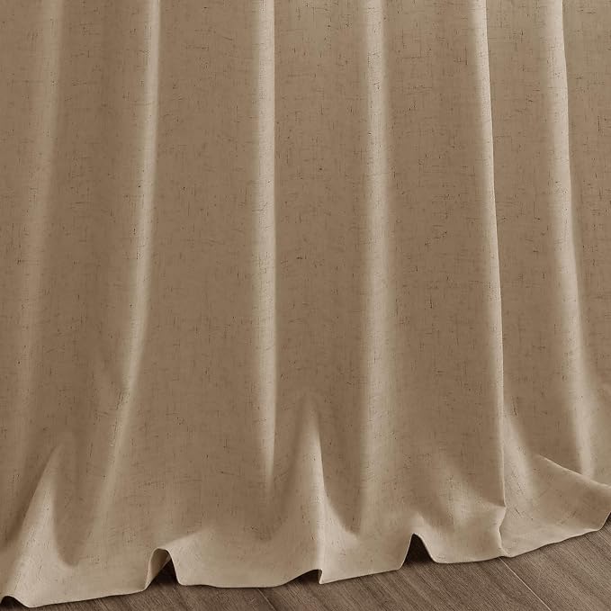 Sand Beige Linen Curtains for Living Room 94 Inches Long Simple Modern Light - Image 9