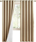 NICETOWN 100% Absolutely Blackout Linen Curtains by NICETOWN