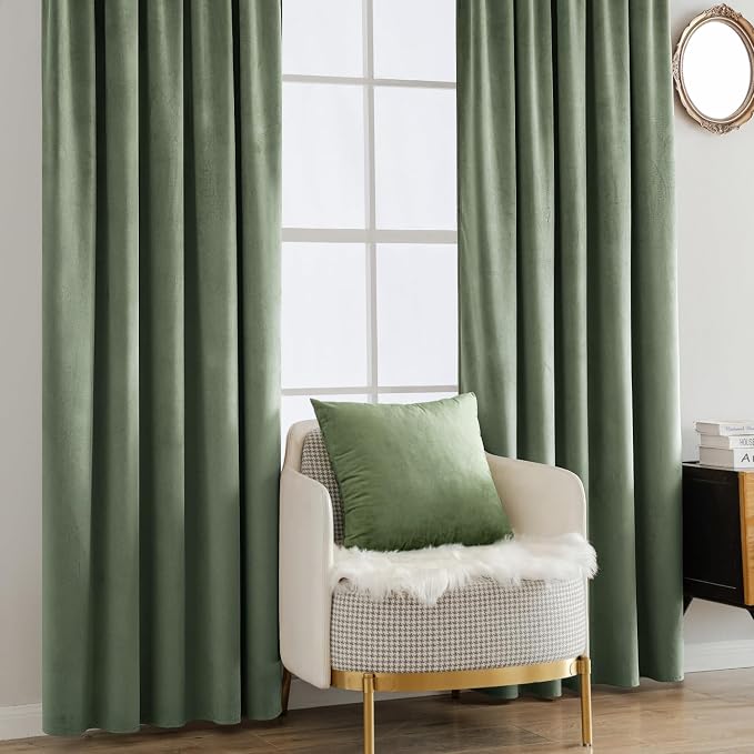 MIULEE Velvet Curtains 108 inches - Image 7