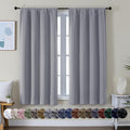 Simplebrand Ava Silver Grey Blackout Curtains by Simplebrand