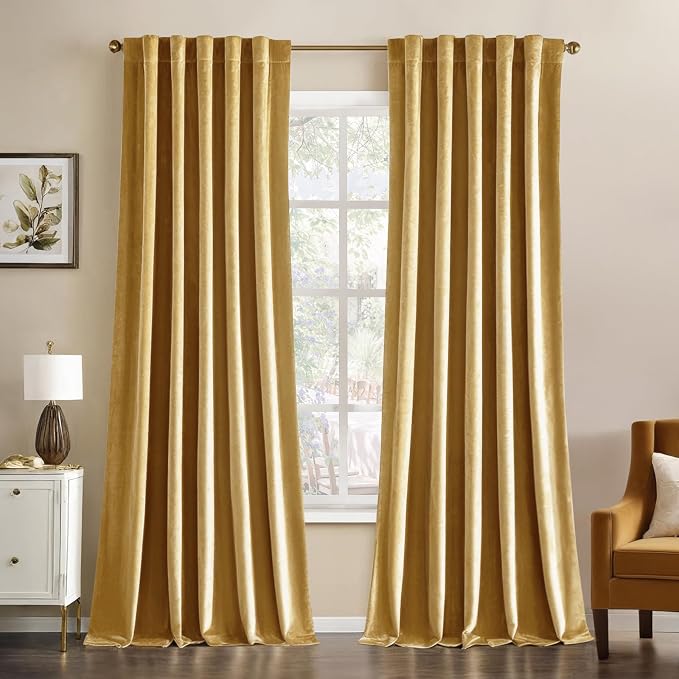 MIULEE Velvet Curtains 84 inches by MIULEE