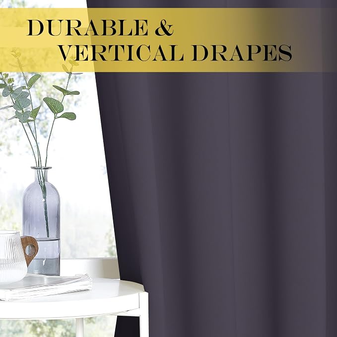 NICETOWN Door Curtain for Closet Doors 80 Inches Long 1 Panel, Room Divider - Image 3