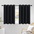 NICETOWN Black Out Kitchen Window Curtains Over Sink, Grommet Blackout Window by NICETOWN