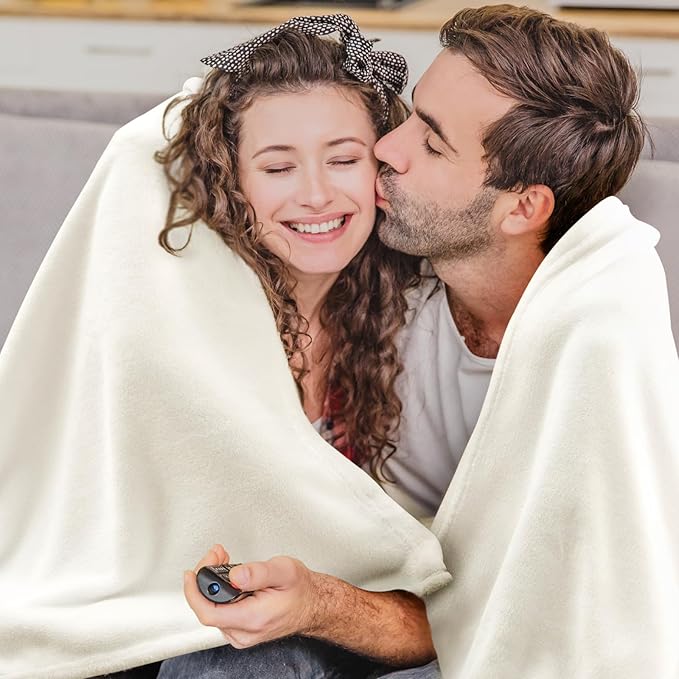BEDELITE Fleece Blanket Cream Throw Blankets - Image 3