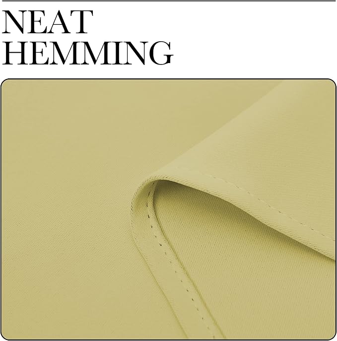 NICETOWN Window Curtain Panels, Thermal Insulated Solid Grommet Blackout - Image 7